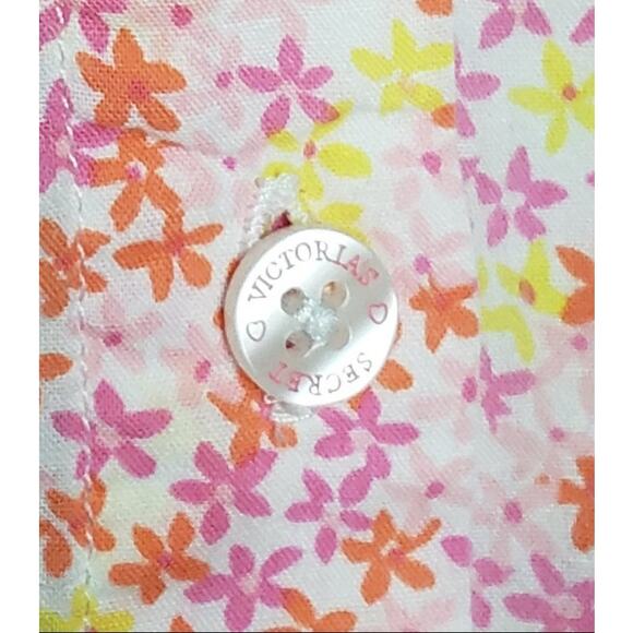 Victoria Secret Mayfair Sleepshirt Sz L Ditsy Floral Pocket Intimates Sleepwear - Picture 6 of 11